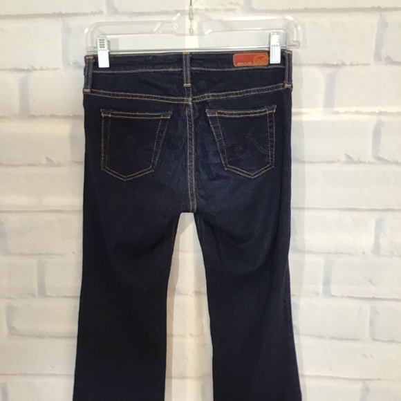 Adriano Goldschmeid The Belle Flare Jeans Low Rise Dark Wash Jeans Sz. 25 - Picture 6 of 9